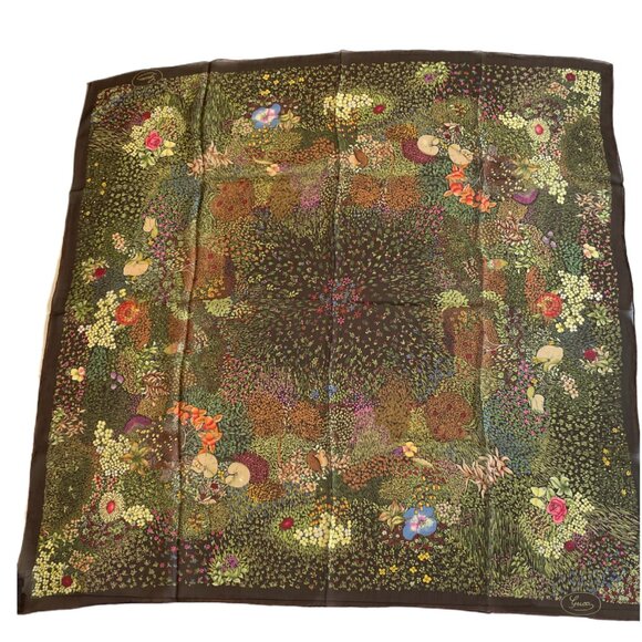 Gucci Multicolor Floral Scarf - Picture 1 of 11